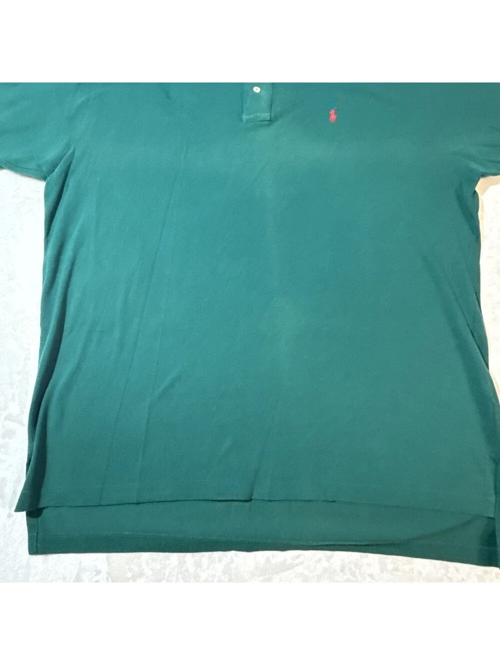 Vintage Polo Ralph Lauren Polo Shirt Mens XXL Green Cotton Tennis
